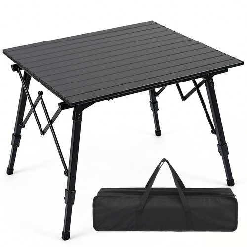 Aluminium campingtisch mit - aluminium,
