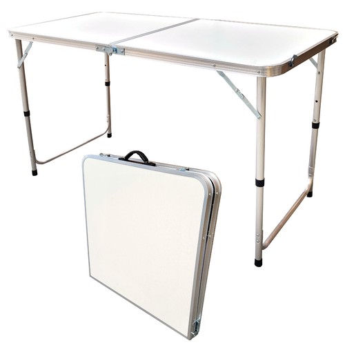 Campingtisch weiß 120 60cm - weiß, x