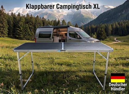 Alu klapptisch compact - alu,
