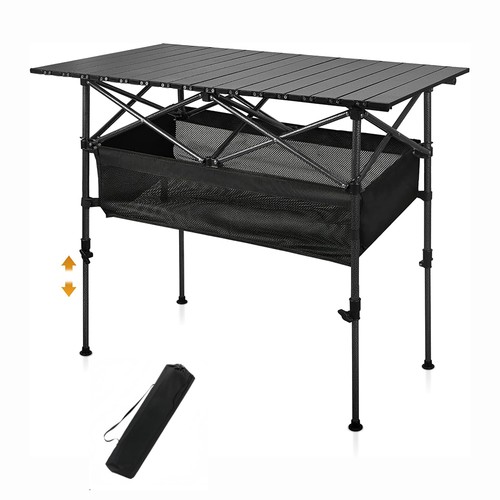 Aluminium campingtisch - aluminium,