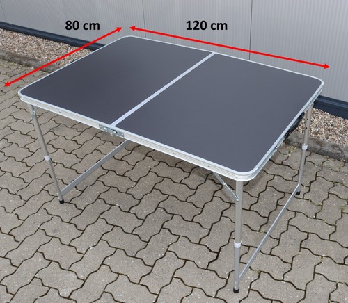 Camping klapptisch 120x80cm - camping,
